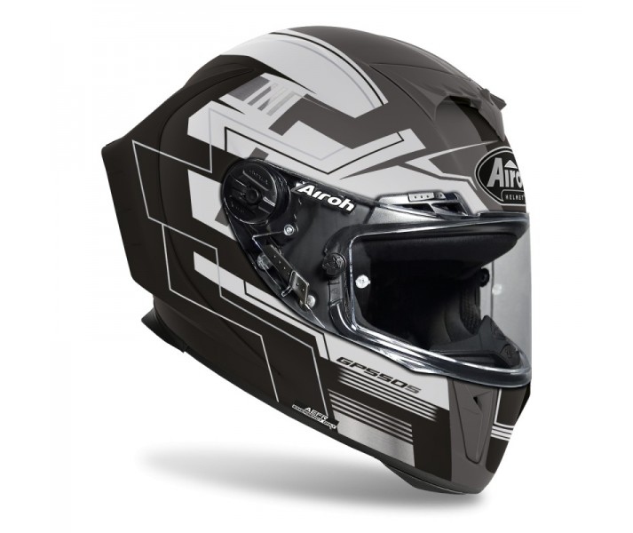 CASCO AIROH GP550 S CHALLENGE NEGRO MATE |PAI37AT13G5H!|