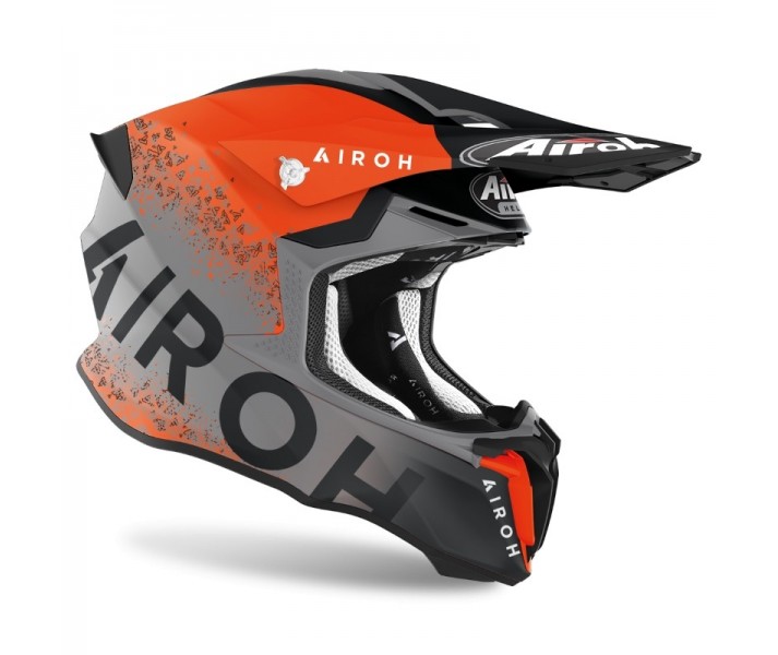 Casco Airoh Twist 2.0 Bit Naranja Mate TW2BI32