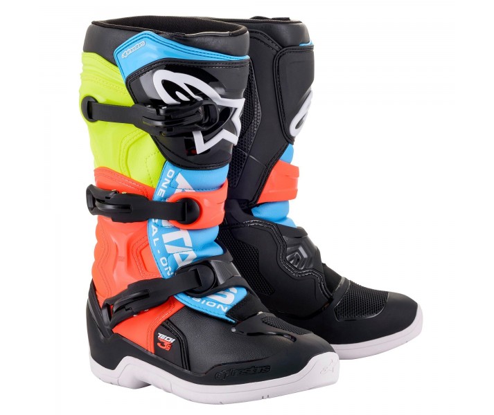 Botas Alpinestars Infantil Tech 3S Negro Amarillo Rojo |2014018-1538|