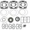 Complete Engine Gasket Set WINDEROSA /711216/