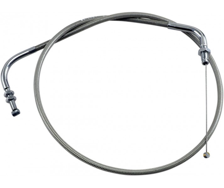 Cable Armor Coat en acero inoxidable para acelerador/retorno en modelos cruiser
