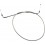 Cable Armor Coat en acero inoxidable para acelerador/retorno en modelos cruiser