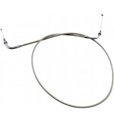 Cable Armor Coat en acero inoxidable para acelerador/retorno en modelos cruiser