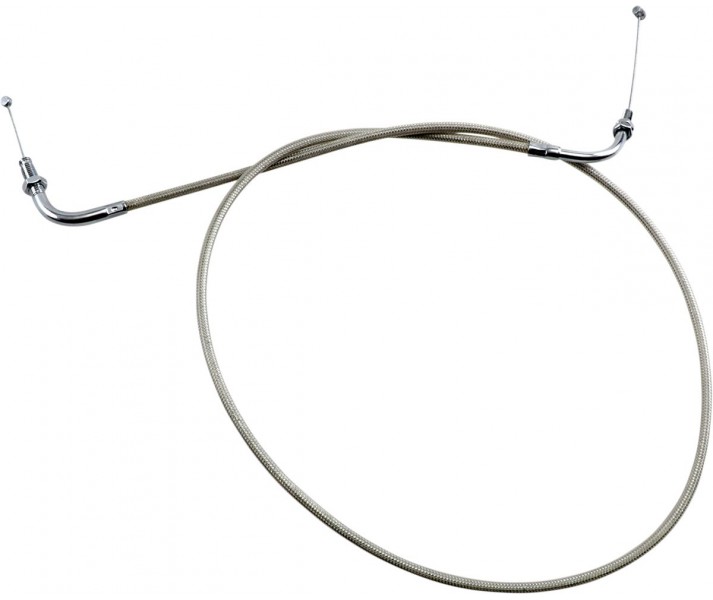 Cable Armor Coat en acero inoxidable para acelerador/retorno en modelos cruiser