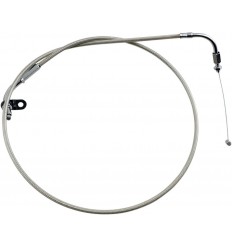 Cable Armor Coat en acero inoxidable para acelerador/retorno en modelos cruiser