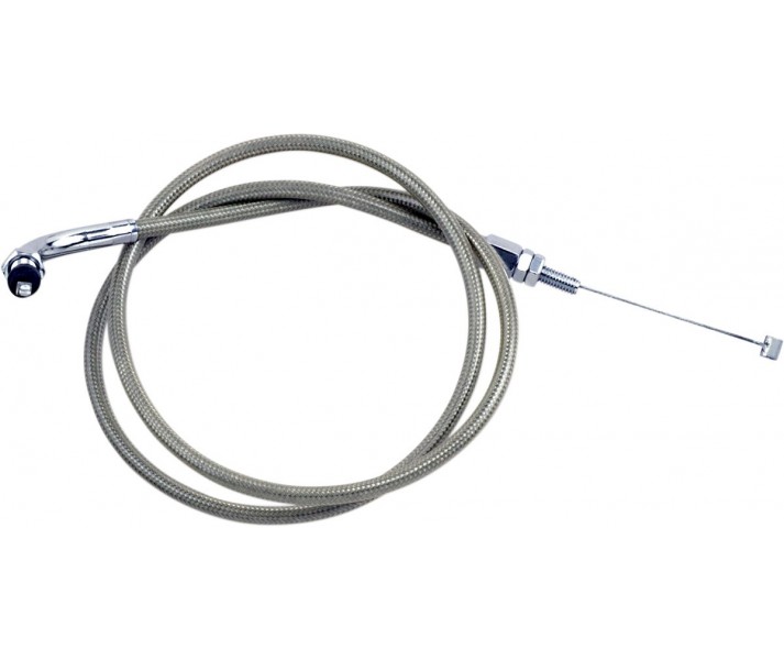 Cable Armor Coat en acero inoxidable para acelerador/retorno en modelos cruiser