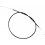 Cable de embrague de vinilo negro MOTION PRO /K289600/