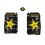 Adhesivos Rockstar para aletines de radiador Blackbird Racing /43025110/