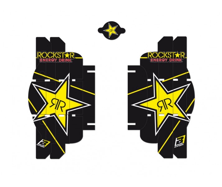 Adhesivos Rockstar para aletines de radiador Blackbird Racing /43025111/