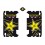 Adhesivos Rockstar para aletines de radiador Blackbird Racing /43025117/