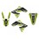 Graphics kit with seat cover Blackbird Racing /43025786/