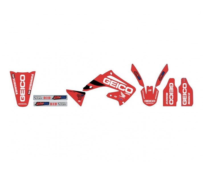 Geico Graphic Kit With Seat Cover Blackbird Racing /43025889/