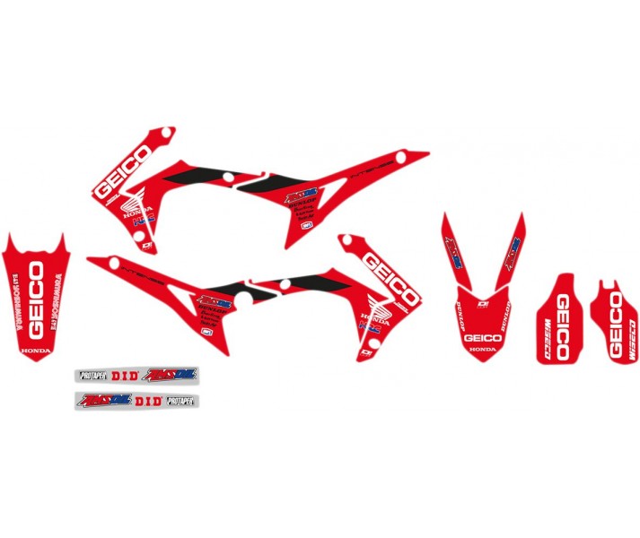 Geico Graphic Kit With Seat Cover Blackbird Racing /43025890/