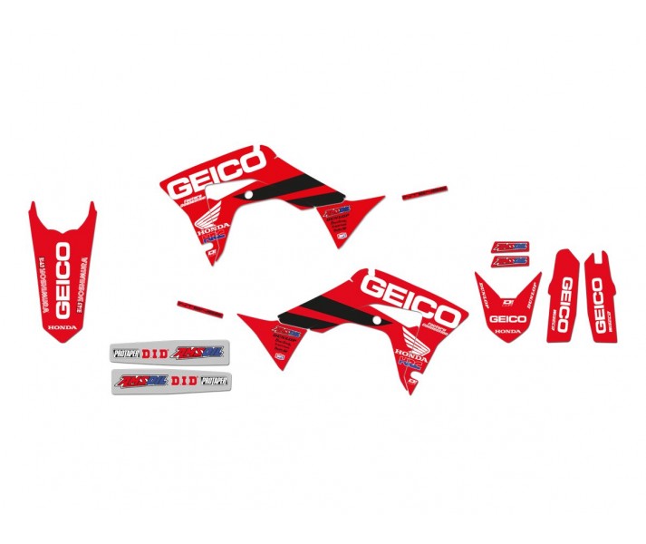 Geico Graphic Kit With Seat Cover Blackbird Racing /43025891/