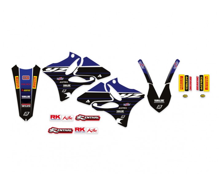 Blackbird Racing Replica Team Yamaha 2019/2020 Graphics Kit Blackbird Racing /43