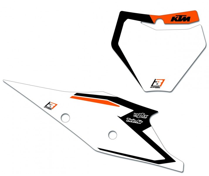 Dream 4 Pre-Cut Number Plates with Graphics Blackbird Racing /43100825/