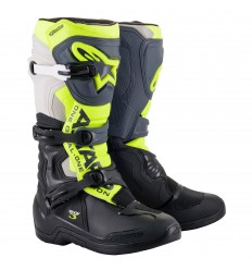 Botas Alpinestars Tech 3 Negro Gris Amarillo |2013018-1055|