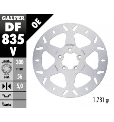 Brake Rotor Fixed Round GALFER SYSTEMS /17104228/