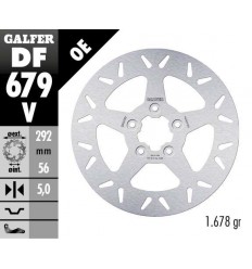 Brake Rotor Fixed Round GALFER SYSTEMS /17104209/