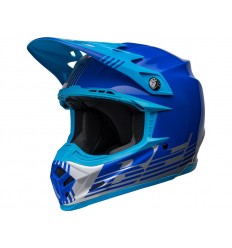 Casco Bell Moto-9 Mips Louver Gris Azul |800002470768|