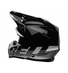 Casco Bell Moto-9 Mips Louver Negro Blanco |800002460268|