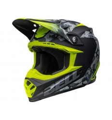 Casco Bell Moto-9 Mips Venom Negro Mate Amarillo |800002530568|