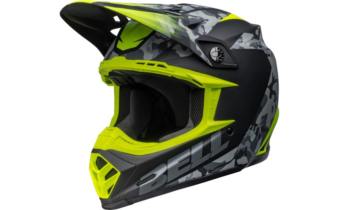 Casco Bell Moto-9 Mips Negro Mate Amarillo |800002530568| - Fabregues Motos