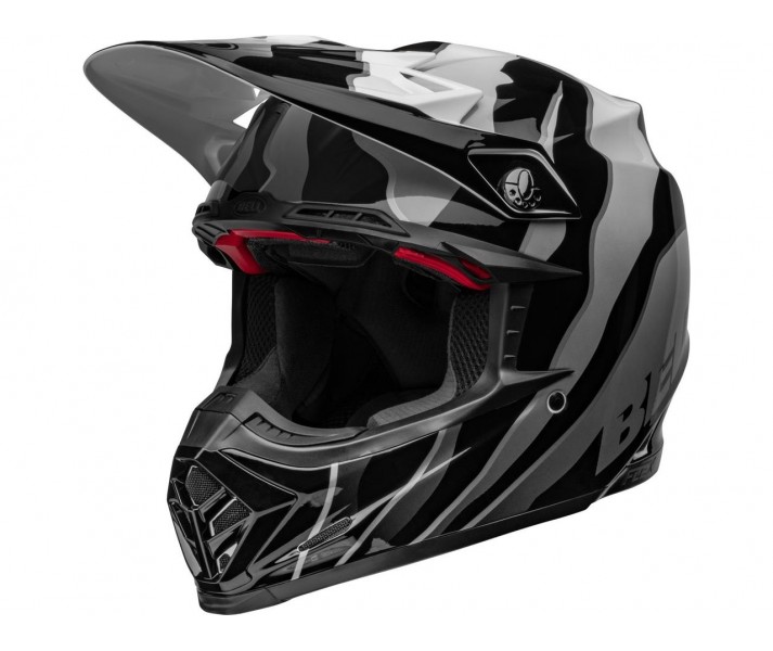 Casco Bell Moto-9S Flex Claw Negro Blanco |800002290168|