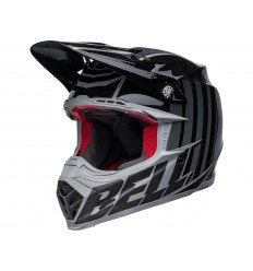 Casco Bell Moto-9S Flex Sprint Negro Mate Gris |800002561068|