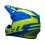 Casco Bell Mx-9 Mips Disrupt Azul Mate Amarillo |800002390568|