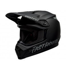 Casco Bell Mx-9 Mips Fasthouse Negro Mate Gris |801001520772|