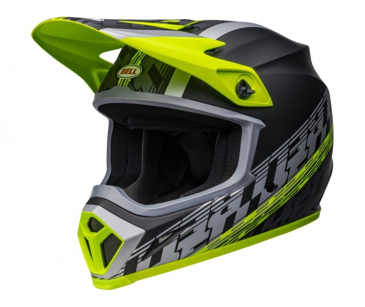 Casco Bell Mx-9 Mips Offset Negro Mate Amarillo |800002680568|