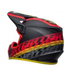 Casco Bell Mx-9 Mips Offset Negro Mate Rojo |800002750368|