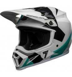 Casco Bell Mx-9 Mips Seven Battleship Gris Azul |801001591068|
