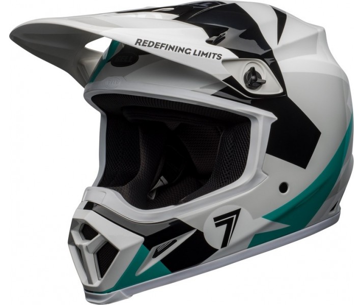 Casco Bell Mx-9 Mips Seven Battleship Gris Azul |801001591068|