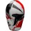 Casco Bell Mx-9 Mips Seven Battleship Rojo Blanco |801001540368|