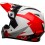 Casco Bell Mx-9 Mips Seven Battleship Rojo Blanco |801001540368|