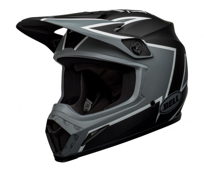 Casco Bell Mx-9 Mips Twitch Negro Gris |801001581068|