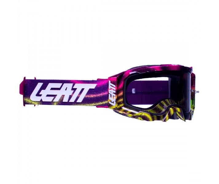 Máscara Leatt Brace Gafas Velocity 5.5 Zebra Neon Gris Claro 58% |LB8022010410|