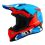 Casco Kyt Skyhawk Glowing Azul Naranja Fluor |1010012403|