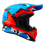 Casco Kyt Skyhawk Glowing Azul Naranja Fluor |1010012403|