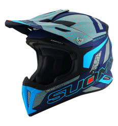 Casco Suomy X-Wing Reel Azul Mate Fluor |1110110203|