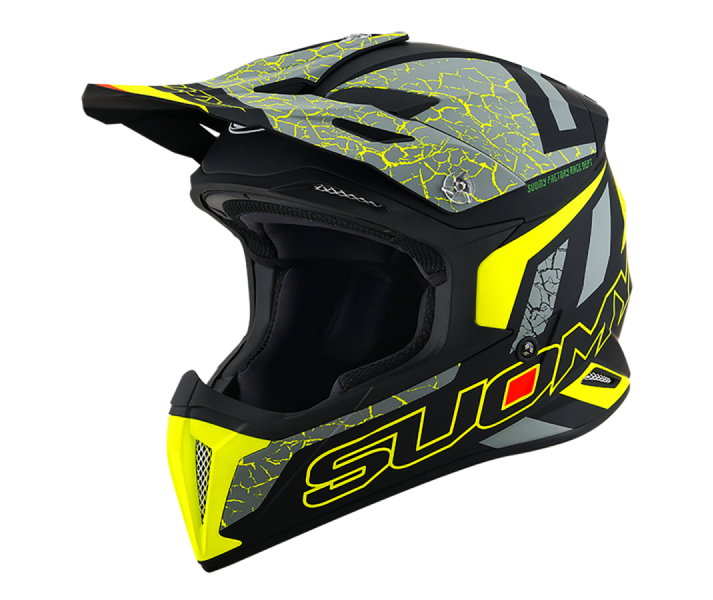 Casco Suomy X-Wing Reel Amarillo Mate Fluor |1110110603|