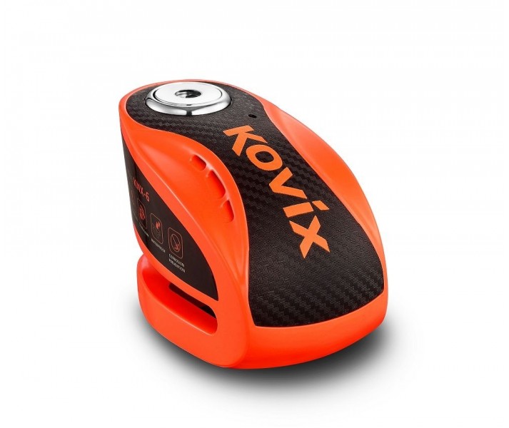 Antirrobo Kovix Disco Alarma Naranja 6mm |KNX-FO|
