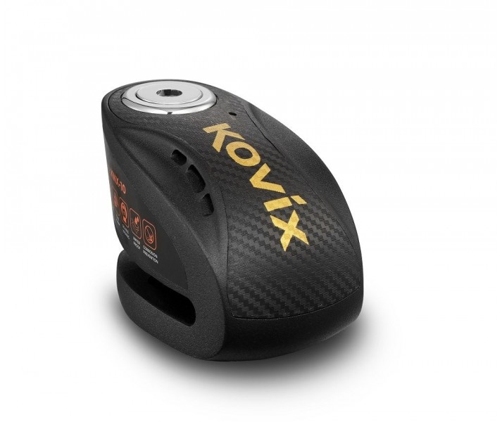 Antirrobo Kovix Disco Alarma Negro 10mm |KNX10-BK