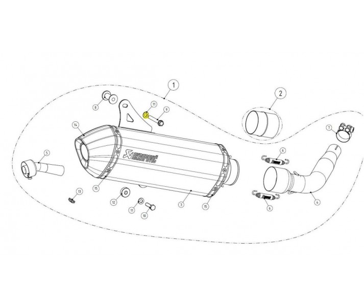 Washer AKRAPOVIC /18601257/