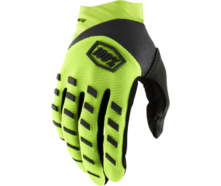 Guantes 100% Airmatic Amarillo Negro |33307152|