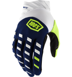 Guantes 100% Airmatic Azul Blanco |33307141|