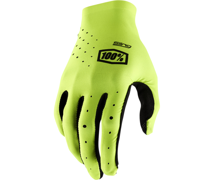 Guantes 100% Simpleing Mx Amarillo Fluor |33307123|