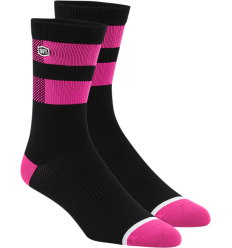 Calcetines 100% Flow Negro Rosa |34310694|